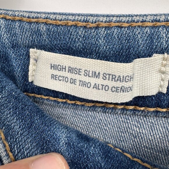 Womens UNIVERSAL THREAD Jeans Size 16 / 33R blue cotton blend - Picture 7 of 13